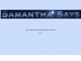 samanthasays.org