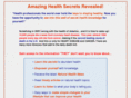 amazinghealthsecretsrevealed.com