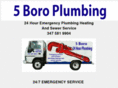 5boroplumbing.com