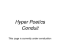 hyperpoetics.com