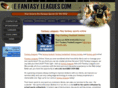 e-fantasyleagues.com