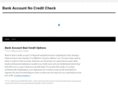 bankaccountnocreditcheck.org