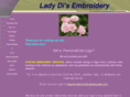 ladydiembroidery.com