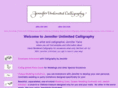 jenniferunlimitedcalligraphy.com