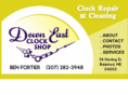 downeastclockshop.com