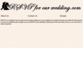 rsvpforourwedding.com