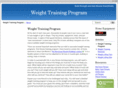 weighttrainingprogram.org
