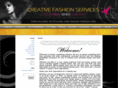 creativefashionservices.com