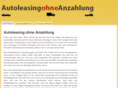 autoleasingohneanzahlung.org