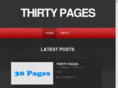 thirtypages.com