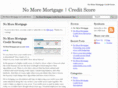 nomoremortgagecreditscore.com