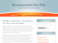 recommendeddietpills.com