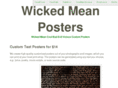 wickedmeanposters.com