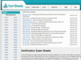 certsheets.com