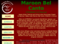 maroonbelcanto.com