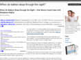 when-do-babies-sleep-through-the-night.com