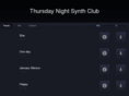 thursdaynightsynthclub.com