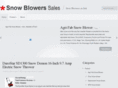 snowblowerssales.com