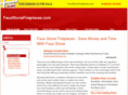 fauxstonefireplaces.com