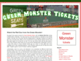 greenmonstertickets.net