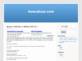 howudune.com