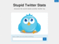 stupidtwitterstats.com