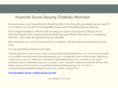 knoxvillesocialsecuritydisabilityattorneys.com
