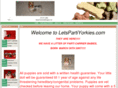 letspartiyorkies.com