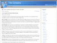 titlecompanyofcolorado.net