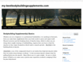 my-bestbodybuildingsupplements.com