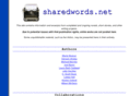 sharedwords.net