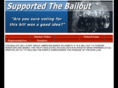 supportedthebailout.com