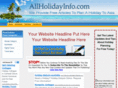 allholidayinfo.com