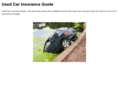 usedcarinsurancequote.org