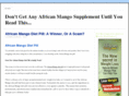 myafricanmangoreview.com