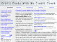 creditcardswithnocreditcheck.net