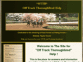offtrackthoroughbredhelp.com