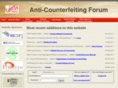 anticounterfeitingforum.com