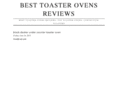 besttoasterovensreviews.com