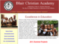 blairchristianacademy.com