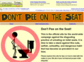 dontpeeontheseat.com