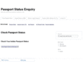 passportstatusenquiry.com