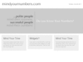 mindyournumbers.com