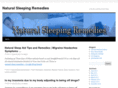 naturalsleepingremedies.us