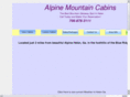 alpinecabinsinhelen.com