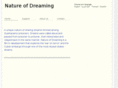 natureofdreaming.com