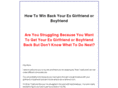 winyourexbackbytomorrow.com