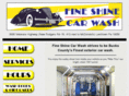 fineshinecarwash.com