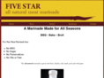 fivestarnaturalmarinade.com