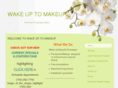 wakeuptomakeup.net